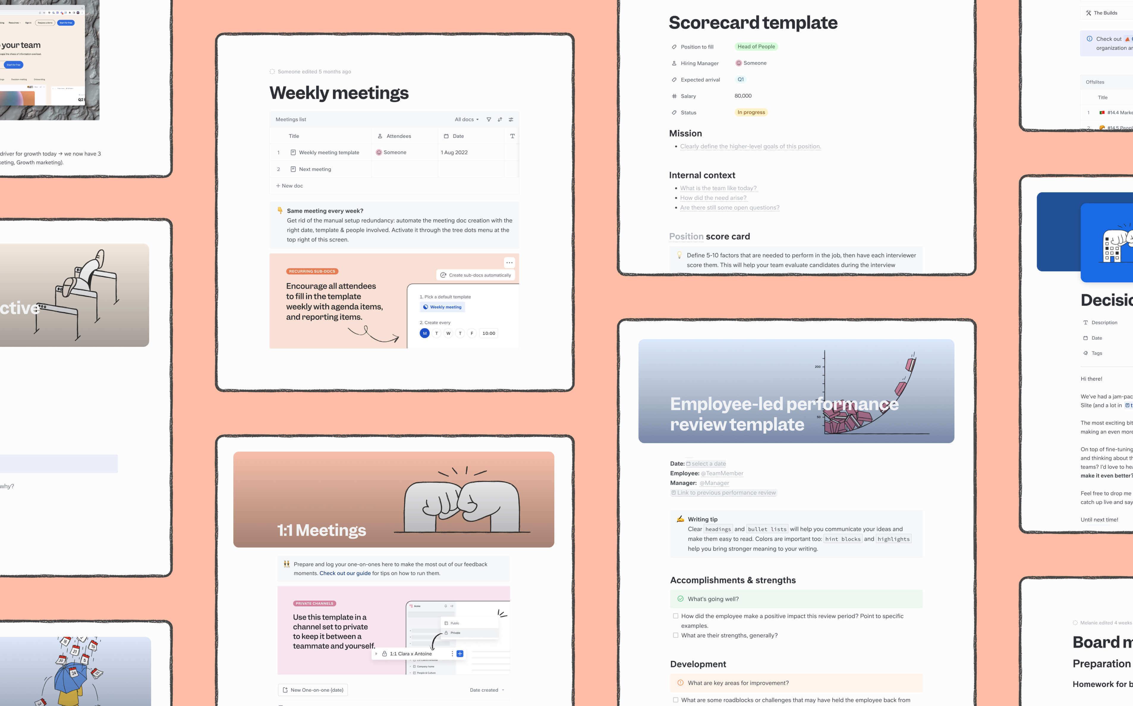 10 Recurring doc templates every team needs