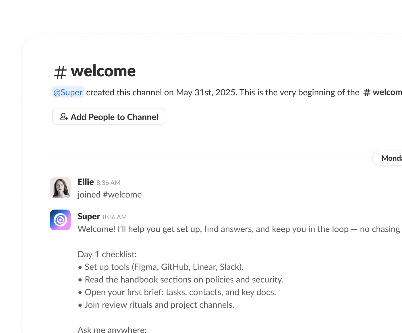 Onboarding answers, where new hires already work